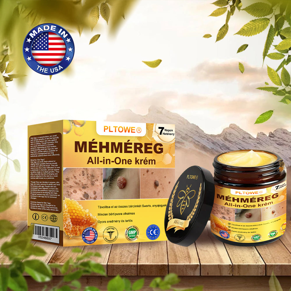 (🎁2025-ös Újévi Akció🎁 50% Kedvezmény🎁)PLTOWE® Méhméreg All-in-One krém US Bőrgyógyászatilag elfogadott