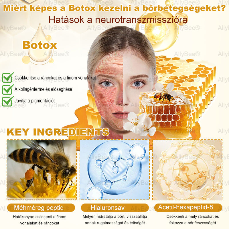 (🎁2025-ös promóció🎁 50% Kedvezmény🎁)Allybee® Botox Bőrápoló Krém US Bőrgyógyászatilag elfogadott