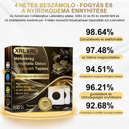 🐝❤️ 80% kedvezmény - [Kalifornia, USA-ban fejlesztve] 👨‍⚕️🌿 Méh Venom Limfatisztikus Drenázs Fogyókúrás Ragasztópánt (Minden korosztály által alkalmazható) 🔥